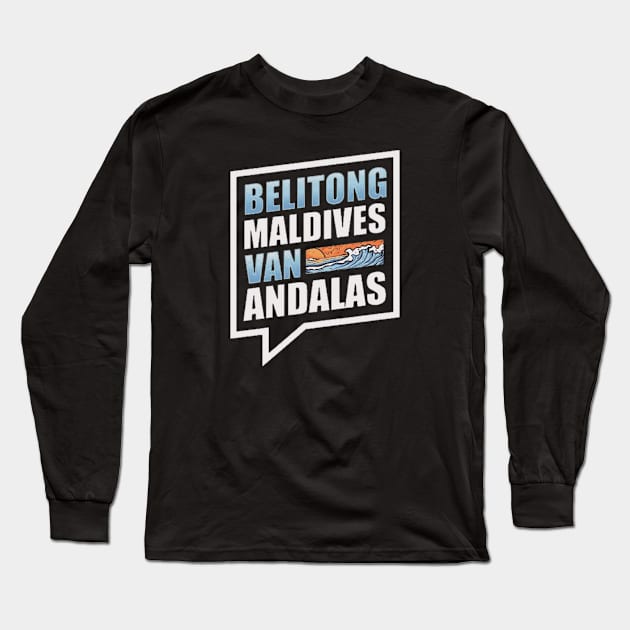 maldives van andalaa Long Sleeve T-Shirt by chasing pelagics